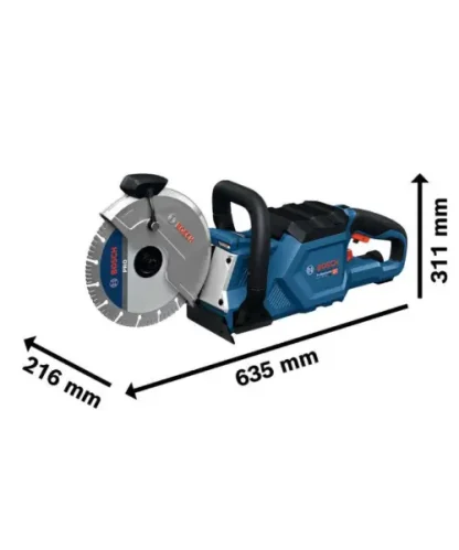 BOSCH aku ručna pila GCS 18V-230