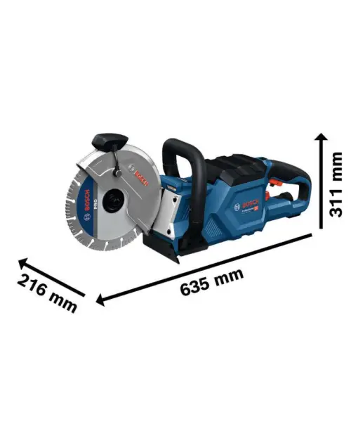 BOSCH aku ručna pila GCS 18V-230