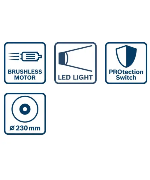 BOSCH aku ručna pila GCS 18V-230