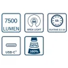 BOSCH aku svjetiljka GLA 18VH-7500 BOSCH aku svjetiljka GLA 18VH-7500