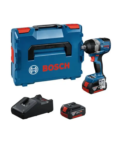 BOSCH aku udarni stezač GDS 18V-750 C 2xAku 18V 5,0Ah + L-BOXX