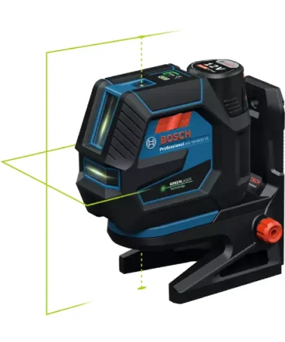 BOSCH križni laserski nivelir GCL 12V-50-22 CG 1xAku 12V 2,0Ah + L-BOXX