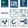 BOSCH križni laserski nivelir GCL 12V-50-22 CG 1xAku 12V 2,0Ah + L-BOXX