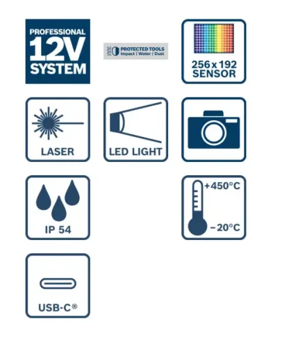 BOSCH termo kamera GTC 12V-450-13
