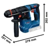 BOSCH aku bušaći čekić GBH 18V-18 X + L-BOXX BOSCH aku bušaći čekić GBH 18V-18 X