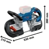 BOSCH aku tračna pila GCB 18V-127