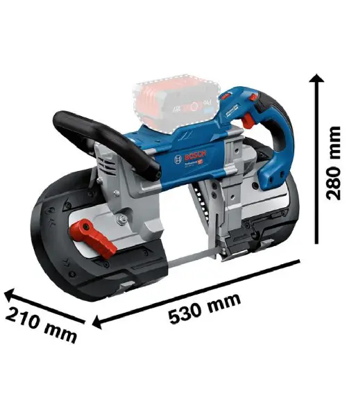 BOSCH aku tračna pila GCB 18V-127