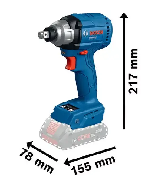 BOSCH aku udarni stezač IDS 18V-200 T Industrial