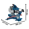 BOSCH potezno-nagibna pila GCM 340-305 D