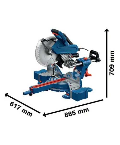 BOSCH potezno-nagibna pila GCM 340-305 D
