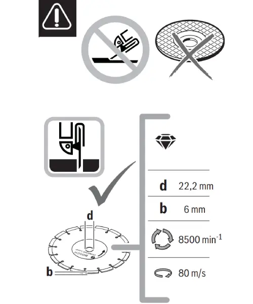 BOSCH usisni štitnik GDE 180-CG