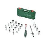 BOSCH 25-dijelni set nasadnih ključeva i pribora 1/2" + kovčeg