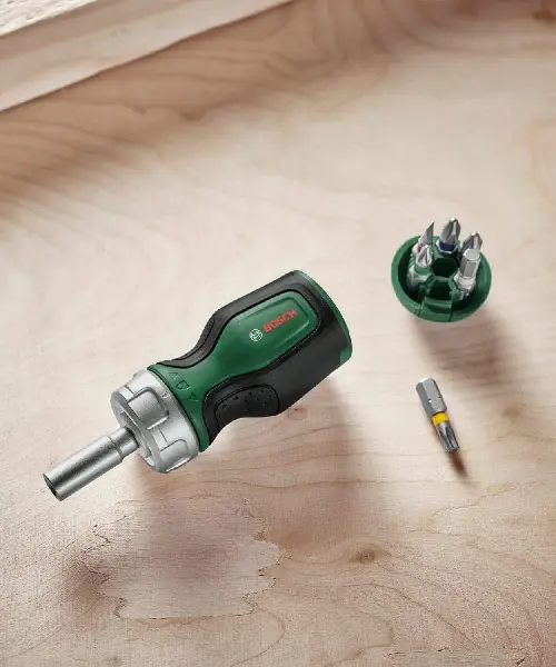 BOSCH 6-dijelni set bitova + kratki odvijač