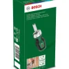 BOSCH 6-dijelni set bitova s kratkim račnim odvijačem Bosch set bitova s kratkim odvijačem i magnetom, prikaz na zelenoj kutiji.