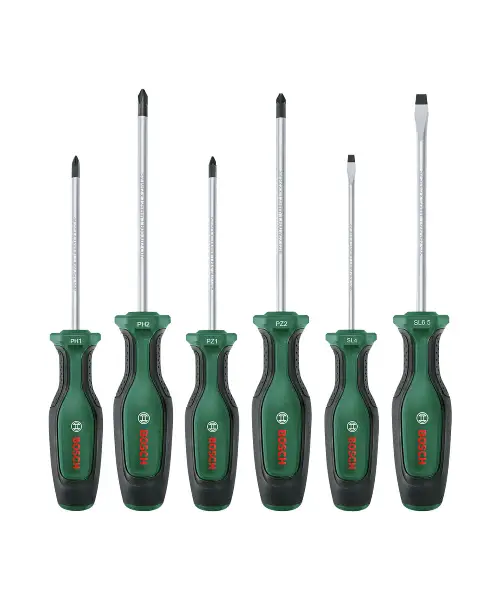 BOSCH 7-dijelni set izvijača PZ/SL/PH + magnetizator