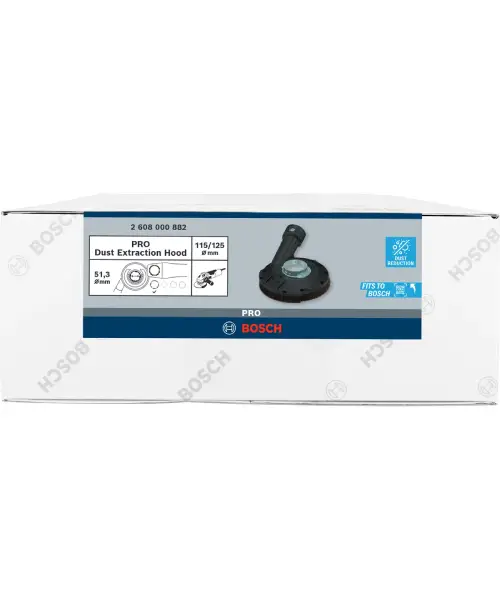 BOSCH PRO usisni štitnik s vijencem s četkama 115/125 mm ≥1 kW/X-CK