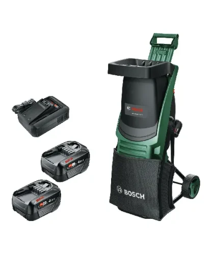 BOSCH aku sjeckalica vrtnog otpada UniversalShredder 2x18V-25 2xAku 18V 4,0Ah