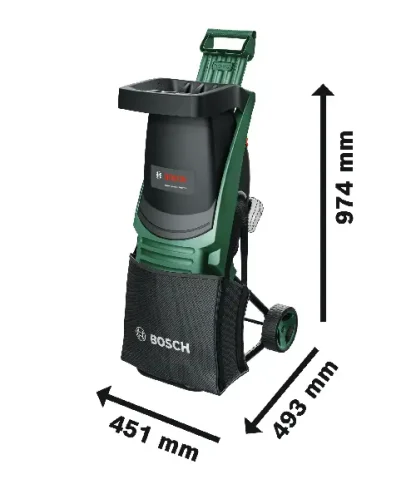 BOSCH aku sjeckalica vrtnog otpada UniversalShredder 2x18V-25