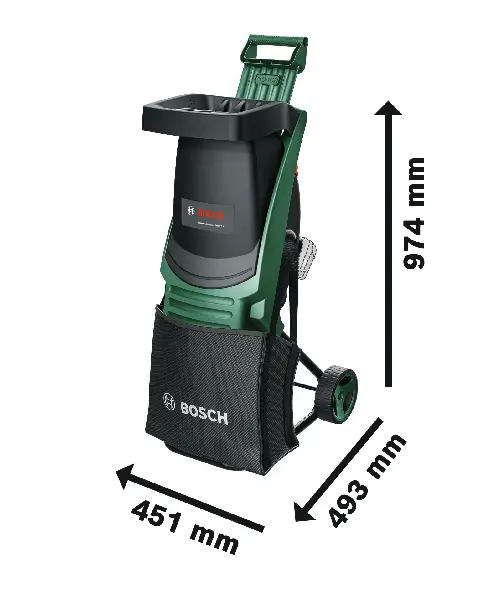 BOSCH aku sjeckalica vrtnog otpada UniversalShredder 2x18V-25
