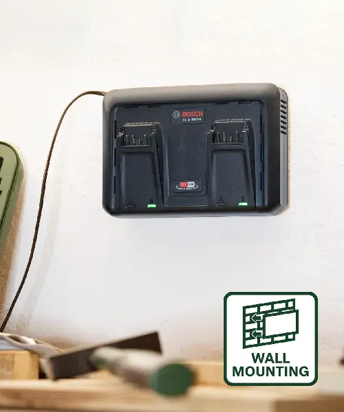 BOSCH dvostruki punjač AL 2x18V-88