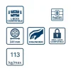 BOSCH transportni kovčeg L-BOXX Contractor 476 BOSCH transportni kovčeg L-BOXX Contractor 476