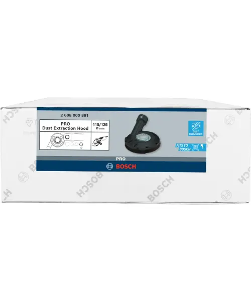 BOSCH usisni štitnik s vijencem s četkama 115/125 mm s SAG ključem