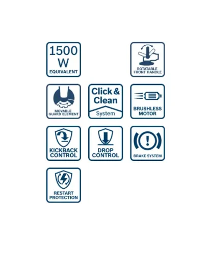 BOSCH aku brusilica za beton GBR 18V-15 S + L-BOXX