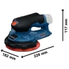 BOSCH aku ekscentrična brusilica GEX 12V-150-3 BOSCH aku ekscentrična brusilica GEX 12V-150-3