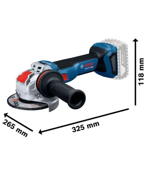 BOSCH aku kutna brusilica GWX 18V-11 S + L-BOXX