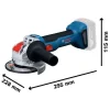 BOSCH aku kutna brusilica GWX 18V-8