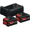 BOSCH aku set EXPERT 2xAku EXBA18V-55 + GAL12V/18V-80