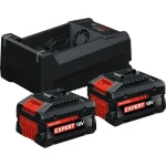 BOSCH aku set EXPERT 2xAku EXBA18V-55 + GAL 12V/18V-80