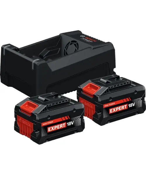 BOSCH aku set EXPERT 2xAku EXBA18V-55 + GAL12V/18V-80