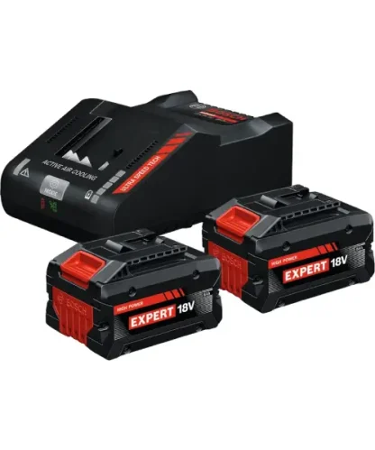 BOSCH aku set EXPERT 2xAku EXBA18V-80 + EXAL18V-160