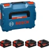 BOSCH aku set EXPERT 4xAku EXBA18V-55 + L-BOXX