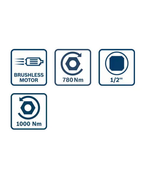 BOSCH aku udarni stezač GDS 18V-780