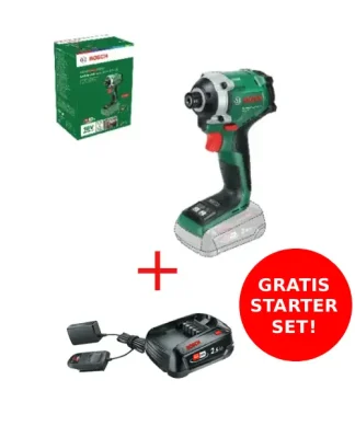 BOSCH aku udarni stezač UniversalImpactDrive 18V-210 + gratis starter set