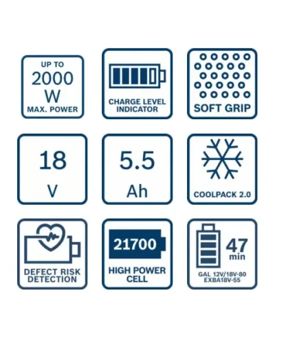 BOSCH akumulator EXPERT EXBA18V-55