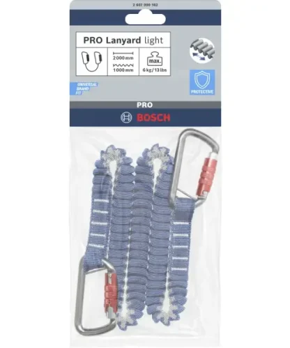 BOSCH PRO sigurnosna traka Lanyard light 6 kg 2xkaribiner