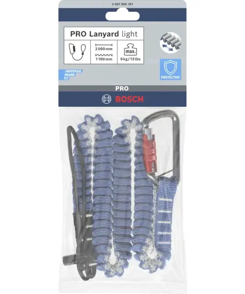 BOSCH PRO sigurnosna traka Lanyard light 6 kg omča/karibiner