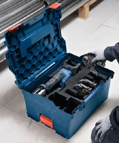 BOSCH aku preša GPT 18V-19 + M15/M22/M28 + L-BOXX