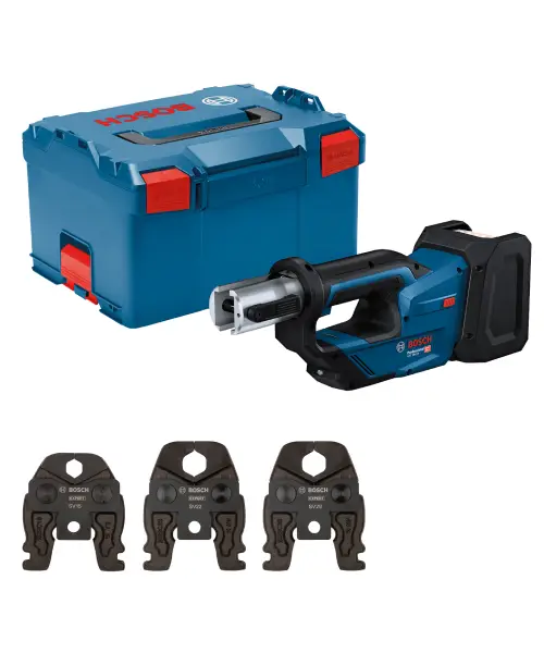 BOSCH aku preša GPT 18V-19 + SV15/SV22/SV28 + L-BOXX