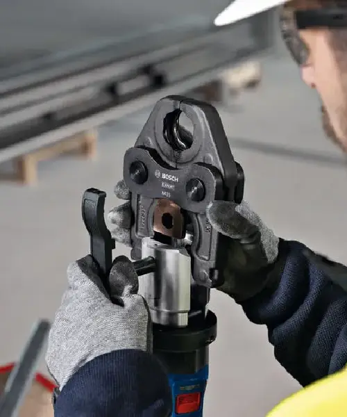 BOSCH aku preša GPT 18V-32 + M15/M22/M28 + XL-BOXX