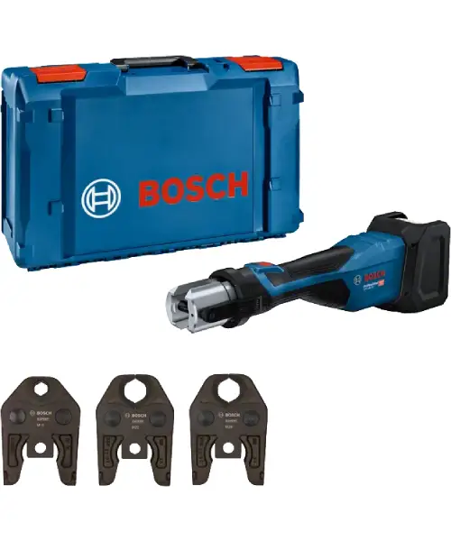 BOSCH aku preša GPT 18V-32 + M15/M22/M28 + XL-BOXX