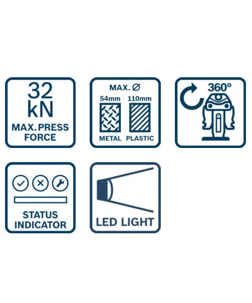 BOSCH aku preša GPT 18V-32 + XL-BOXX