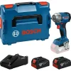 BOSCH aku udarni stezač GDS 18V-350 2xAku 18V 4,0Ah + L-BOXX