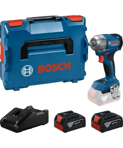 BOSCH aku udarni stezač GDS 18V-350 2xAku 18V 4,0Ah + L-BOXX
