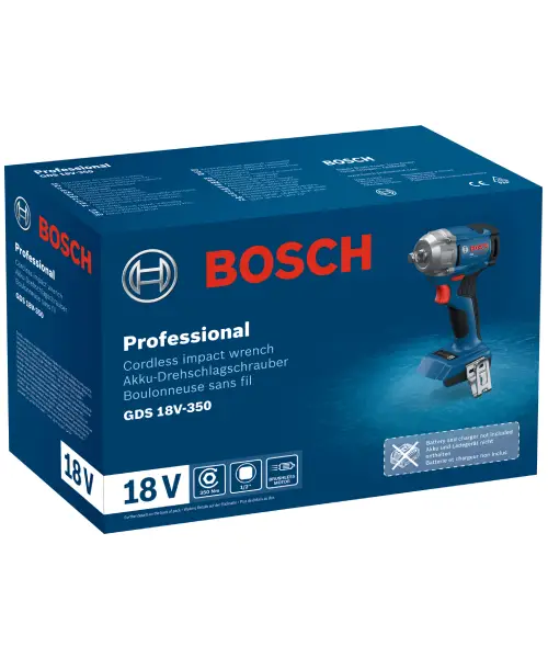 BOSCH aku udarni stezač GDS 18V-350