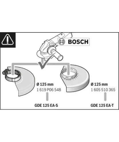 BOSCH usisni štitnik GDE 125 EA-S