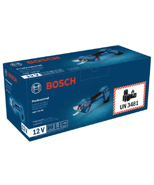 BOSCH aku škare za grane GGP 12V-25 2xAku 12V 3,0Ah